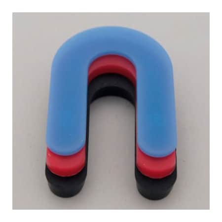 Precision Brand Products Precision Brand06120 1/2" X 3" X 4" Plastic Horseshoe Shim - Solid No 52S 150PC 6120